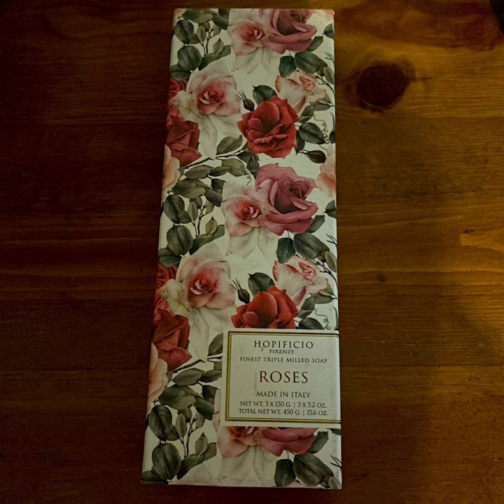 3 pack rose soaps